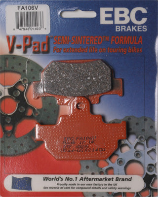 EBC BRAKE PADS V-SERIES PART# FA106V NEW