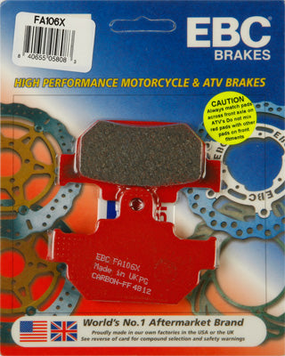 EBC Brakes BRAKE PADS V-SERIES PART NUMBER FA106V