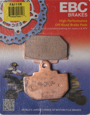 EBC BRAKE PADS PART# FA111R NEW