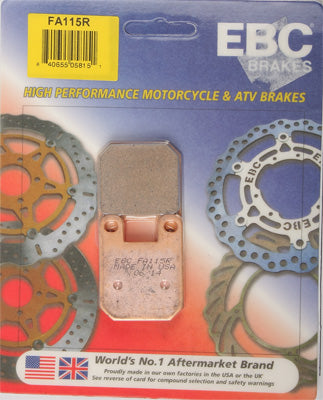 EBC BRAKE PADS PART# FA115R NEW