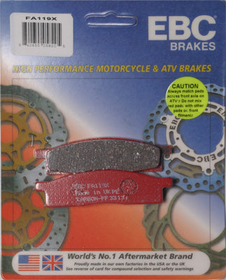 EBC BRAKE PADS PART# FA119X NEW