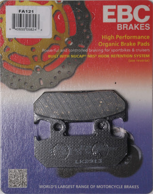 EBC BRAKE PADS PART# FA121 NEW