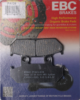EBC BRAKE PADS PART# FA124 NEW