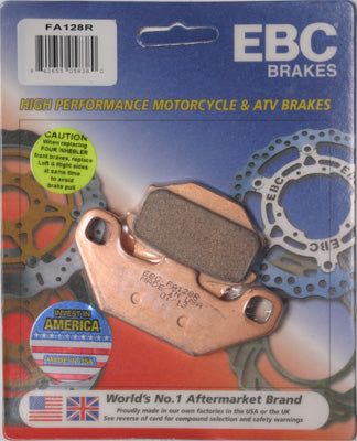 EBC BRAKE PADS PART# FA128R NEW