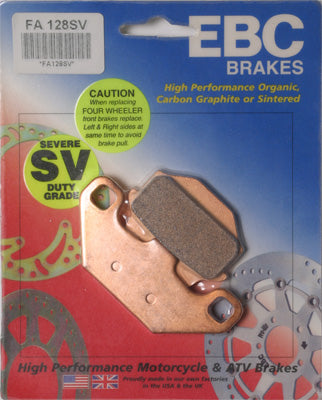 EBC Brakes BRAKE PADS PART NUMBER FA128R