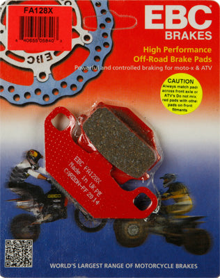 EBC Brakes EBC SEVERE DUTY METALLIC BRAKE PADS # FA128SV NEW