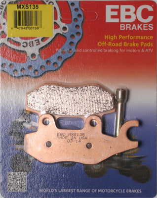 EBC Brakes EBC SUPER MOTO-X SINTERED BRAKE PADS (P # MXS131 NEW