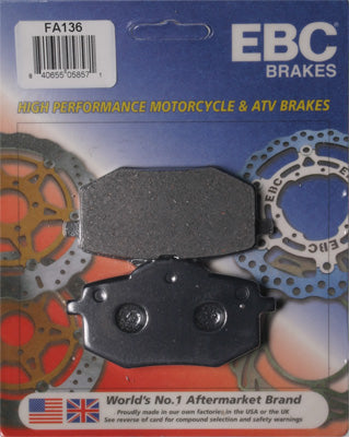 EBC BRAKE PADS PART# FA136 NEW