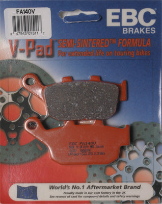 EBC Brakes BRAKE PADS PART NUMBER FA140HH