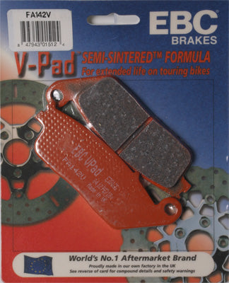 EBC Brakes EBC DOUBLE-H SINTERED BRAKE PADS # FA142HH NEW