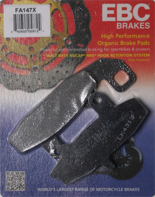 EBC BRAKE PADS PART# FA147X NEW