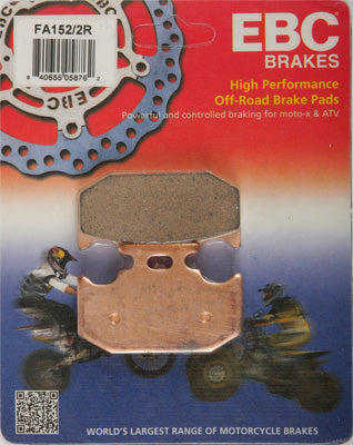 EBC BRAKE PADS PART# FA152/2R NEW