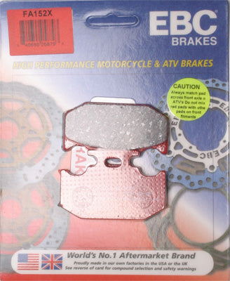EBC BRAKE PADS PART# FA152X NEW
