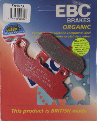EBC BRAKE PADS PART# FA157X NEW