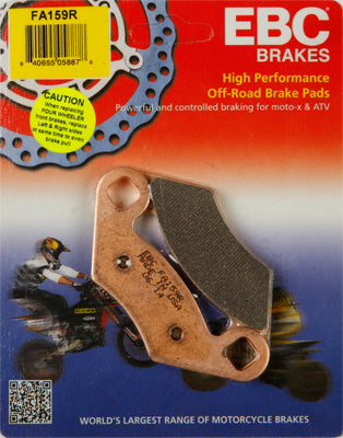 EBC Brakes BRAKE PADS PART NUMBER FA158HH