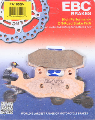 EBC Brakes BRAKE PADS PART NUMBER FA165R
