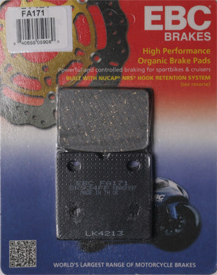 EBC BRAKE PADS PART# FA171 NEW