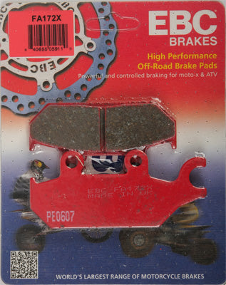 EBC Brakes BRAKE PADS PART NUMBER FA172R
