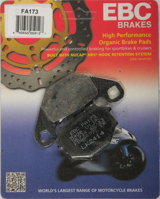 EBC BRAKE PADS PART# FA173 NEW