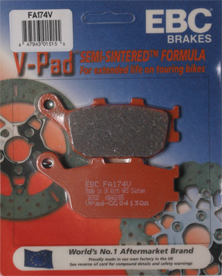 EBC BRAKE PADS V-SERIES PART# FA174V NEW