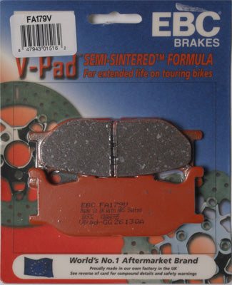 EBC BRAKE PADS V-SERIES PART# FA179V NEW