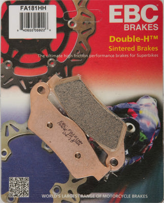 EBC BRAKE PADS PART# FA181HH NEW