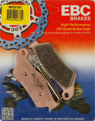 EBC BRAKE PADS PART# MXS181 NEW