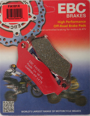 EBC Brakes EBC METALLIC BRAKE PADS # FA181R NEW