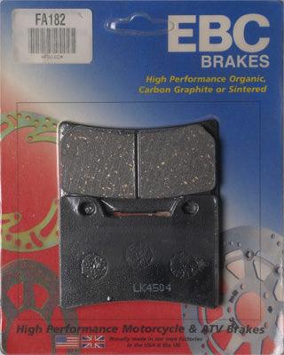 EBC BRAKE PADS PART# FA182 NEW