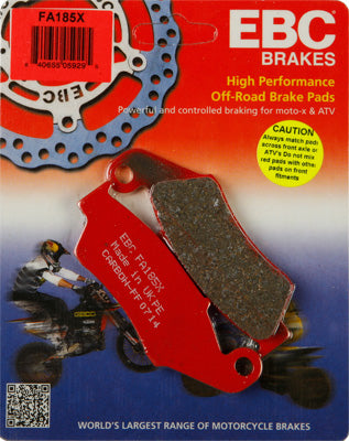 EBC BRAKE PADS PART# FA185X NEW
