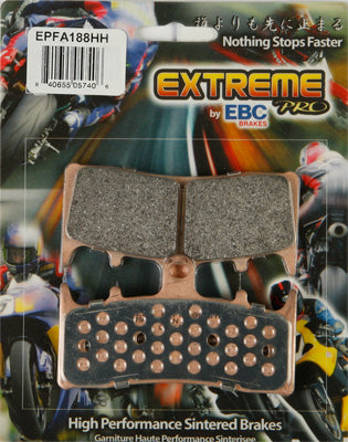 EBC EXTREME PRO BRAKE PADS FOR VN2000 USE 15-158EP PART NUMBER EPFA188HH