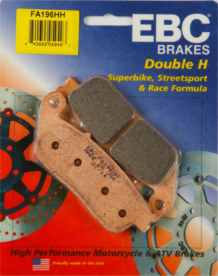 EBC Brakes BRAKE PADS PART NUMBER FA196