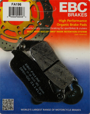 EBC Brakes EBC BRAKE PADS # FA192V NEW