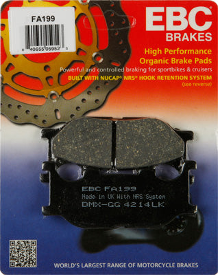 EBC Brakes EBC DOUBLE-H SINTERED BRAKE PADS # FA197HH NEW