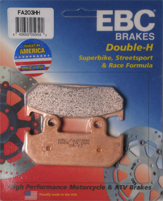 EBC BRAKE PADS PART# FA203HH NEW