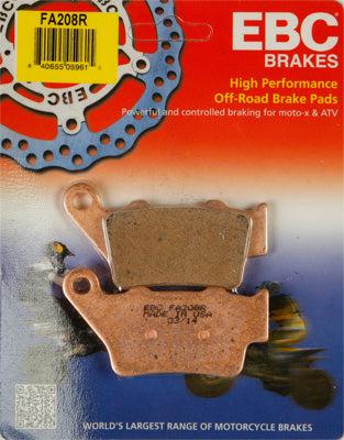 EBC BRAKE PADS PART# FA208R NEW