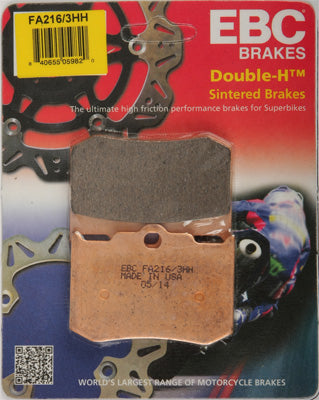 EBC BRAKE PADS PART# FA216/3HH NEW