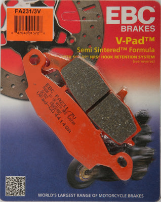 EBC BRAKE PADS V-SERIES PART# FA231/3V NEW