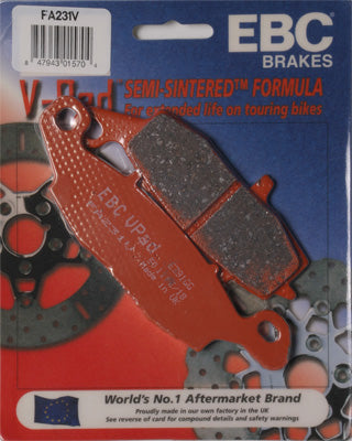 EBC Brakes BRAKE PADS PART NUMBER FA231HH