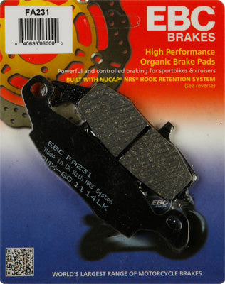 EBC BRAKE PADS PART# FA231 NEW