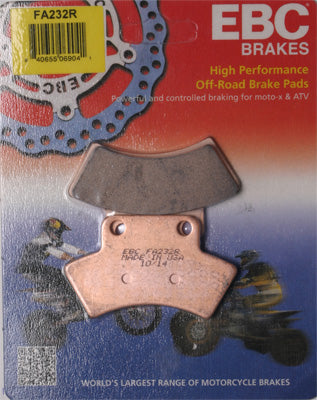 EBC BRAKE PADS PART# FA232R NEW