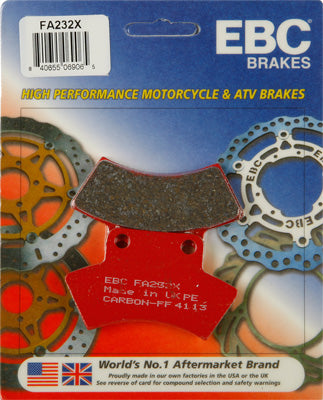 EBC BRAKE PADS PART# FA232X NEW
