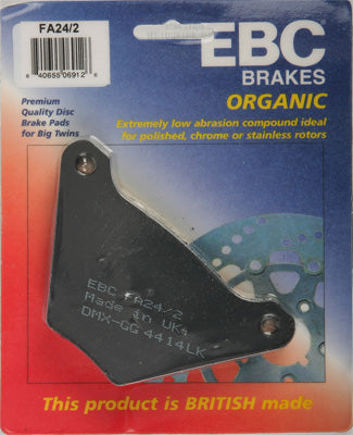 EBC BRAKE PADS PART# FA24/2 NEW