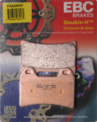 EBC BRAKE PADS PART# FA244HH NEW