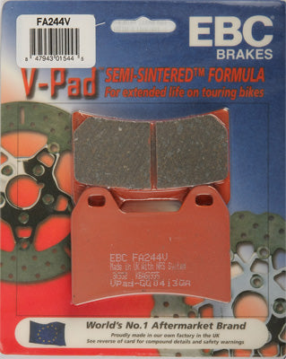 EBC Brakes BRAKE PADS PART NUMBER FA244HH