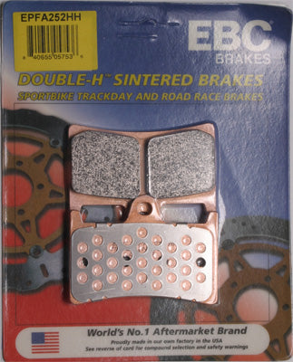 EBC EXTREME PRO BRAKE PADS PART NUMBER EPFA252HH