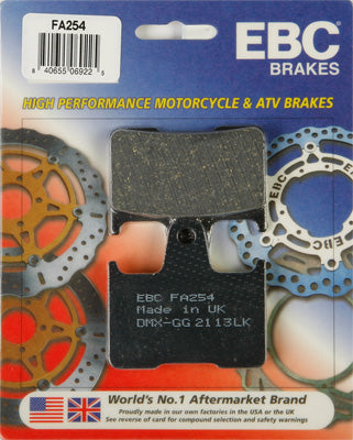 EBC Brakes BRAKE PADS PART NUMBER FA252HH