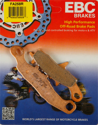 EBC BRAKE PADS PART# FA258R NEW