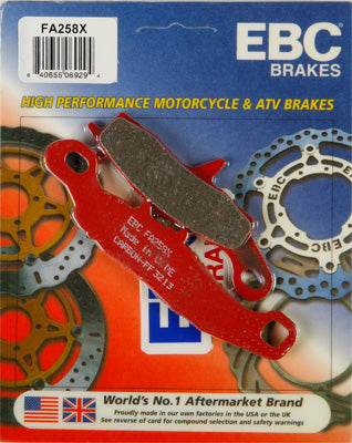 EBC Brakes BRAKE PADS PART NUMBER FA258R