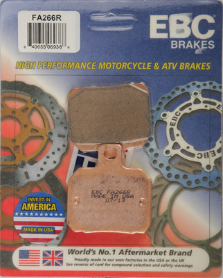 EBC BRAKE PADS PART# FA266R NEW